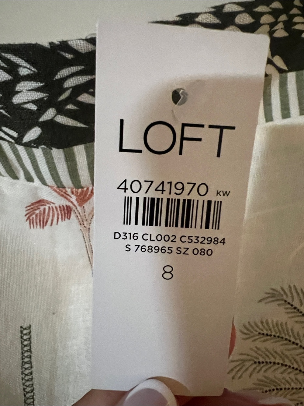 THe Loft Palm Linen Cotton Sarong Mini Dress - Picture 5 of 6